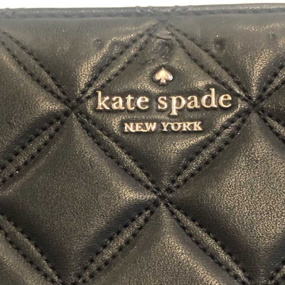Kate Spade Black Quilted Leather Accessory - Picture 2 of 8